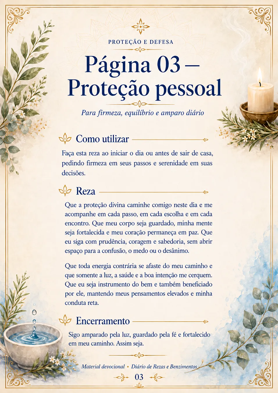 Página interna do diário 10