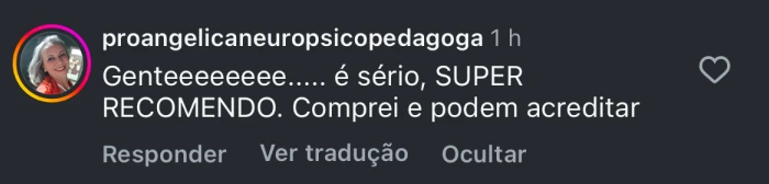Depoimento de cliente 1